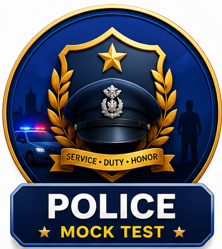 Police mock test logo