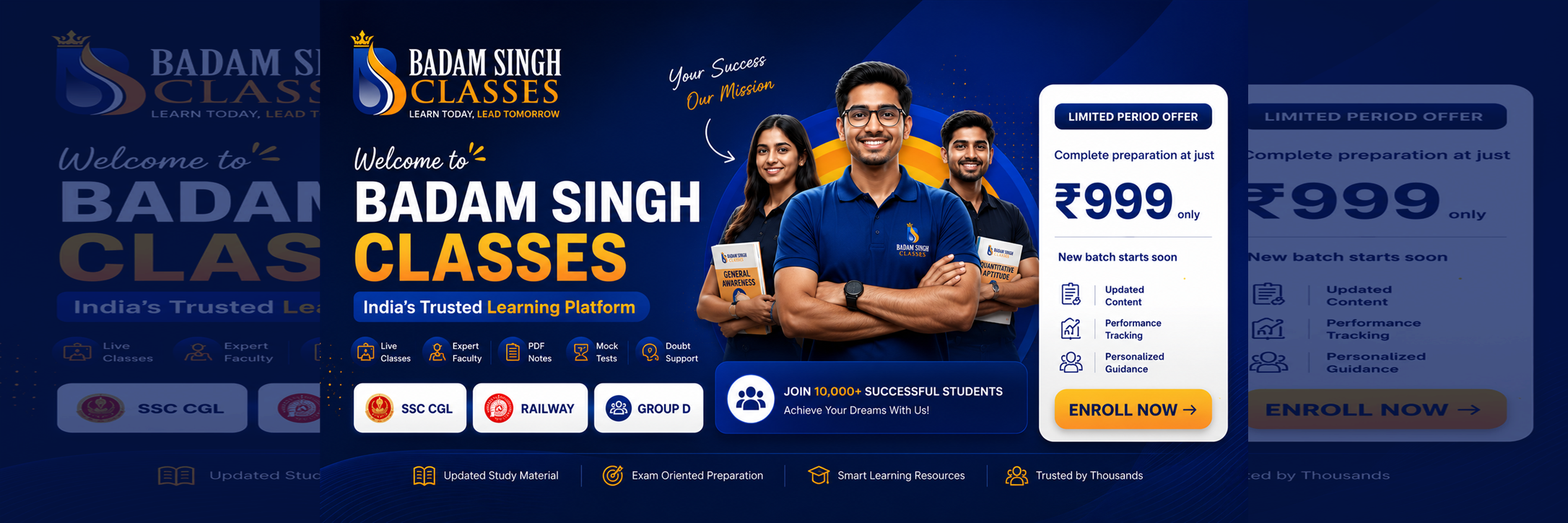 Welcome to Badam Singh Classes